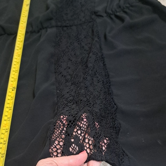 Xhilaration Black Sheer Swimsuit Cover Up, XL - Picture 6 of 6